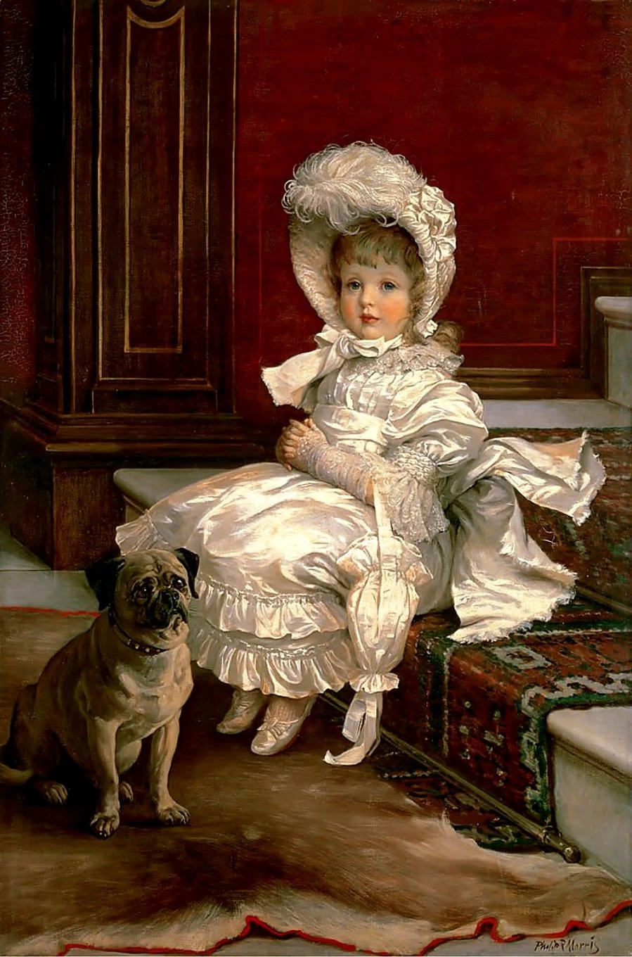 La bambina e il cagnolino